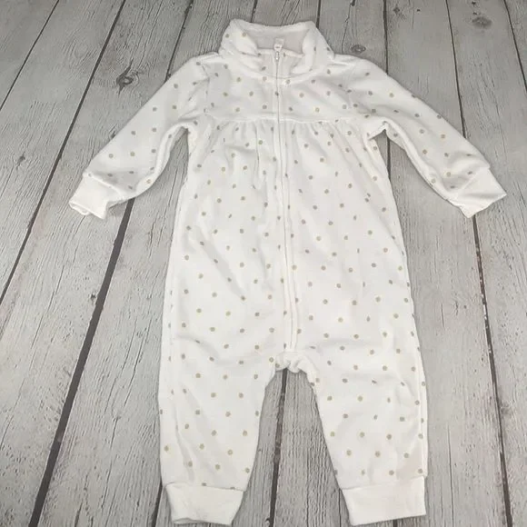 Carter's 6 months baby girl 3 warm pajamas - Picture 13 of 16